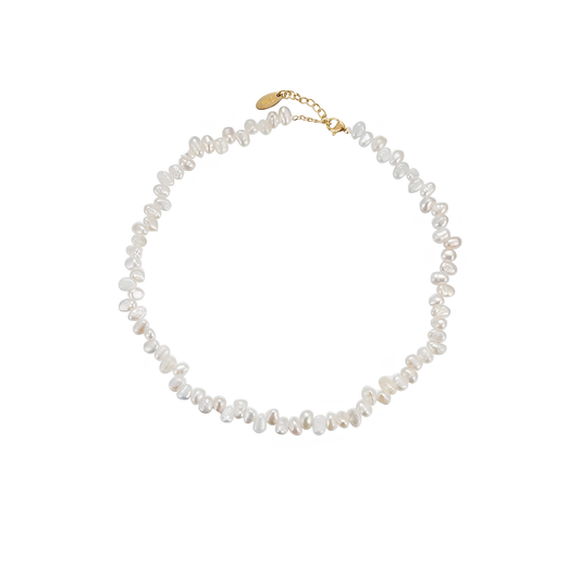 18K Gold - Aurora Baroque Pearl Choker