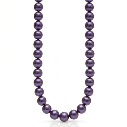 Dark Purple Freshwater Edison Pearl Strand | 11–13mm AAA+ Grade