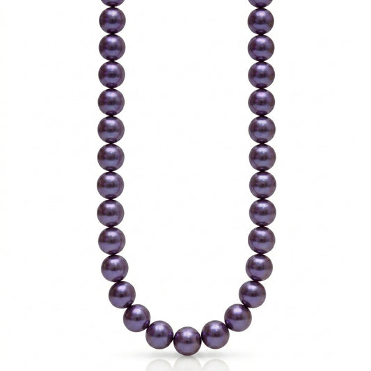 Dark Purple Freshwater Edison Pearl Strand | 11–13mm AAA+ Grade