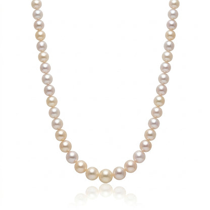 White Akoya Pearl Strand | 5.5–7mm AAA Grade | Seawater Cultured