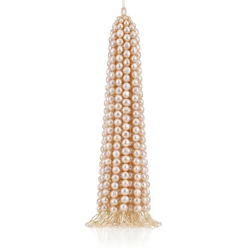 Pink Near-Round Freshwater Pearl Strand | 9–11mm AA Grade | Per Strand