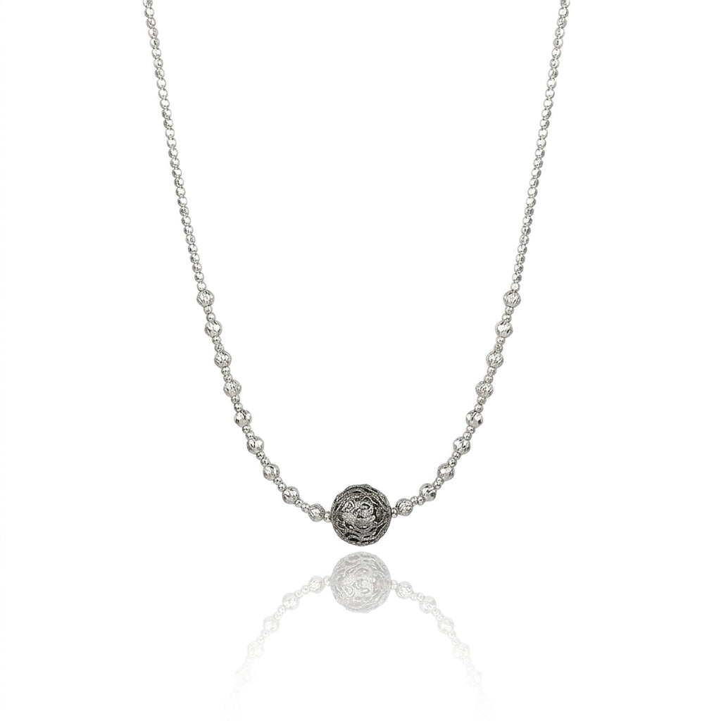 S925 Silver - Black Tahitian Keshi Pearl Jewelry | 13–14mm AAAA Grade