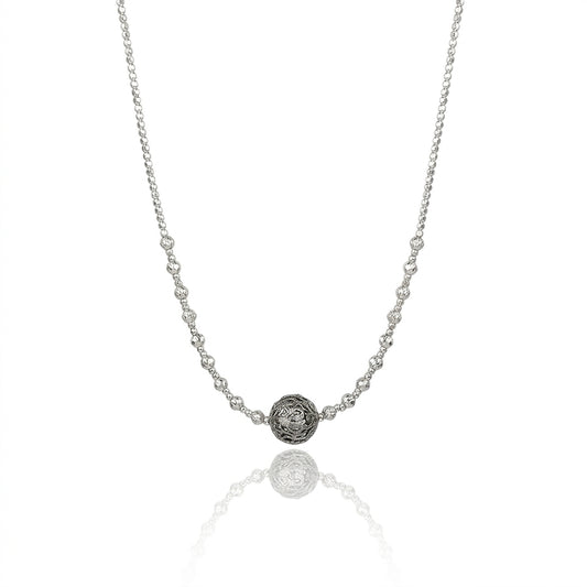 S925 Silver - Black Tahitian Keshi Pearl Jewelry | 13–14mm AAAA Grade