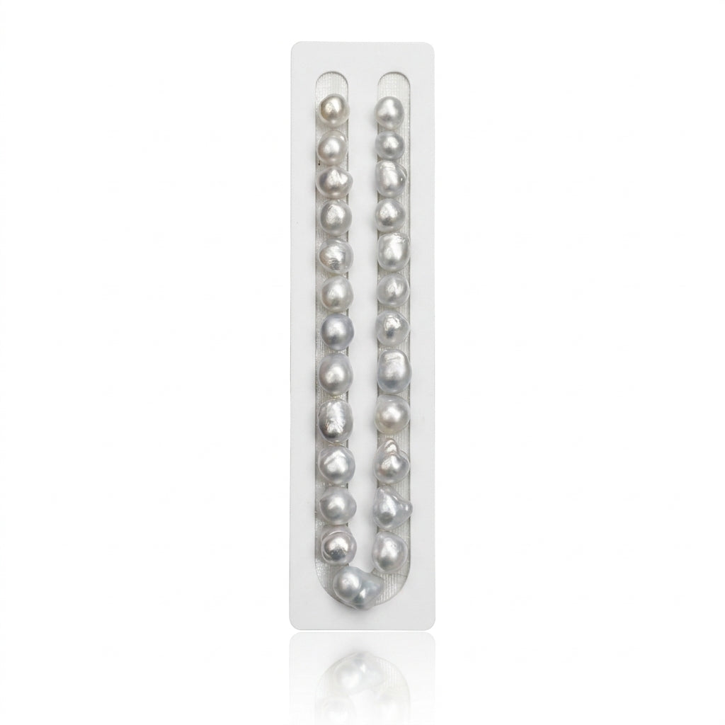 White Big Baroque Australian South Sea Pearl Strand | 12–17mm AAA Grade | Per Strand