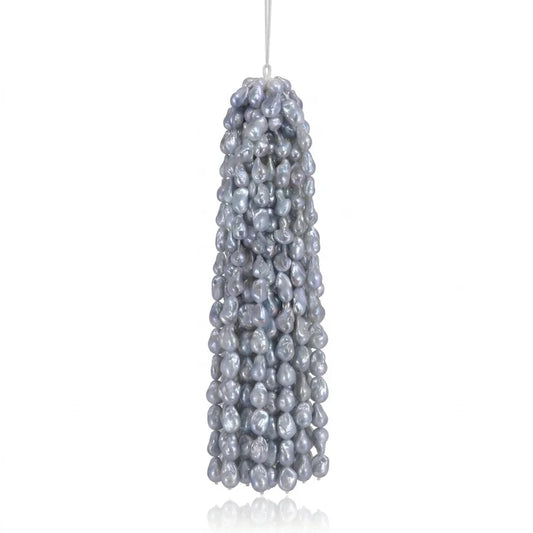 White Baroque Freshwater Pearl Strand | 17 × 19 × 40mm Grade A | Per Strand