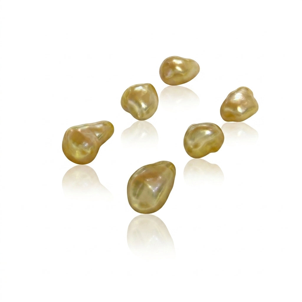 South Sea Golden Keshi Loose Pearl | AAAA Grade