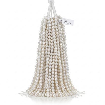 White Freshwater Pearl Strand | 6–8mm