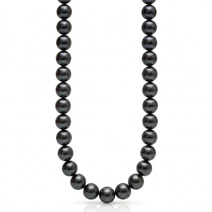 Gray-Green Tahitian Pearl Strand | 12–15mm AAA Grade