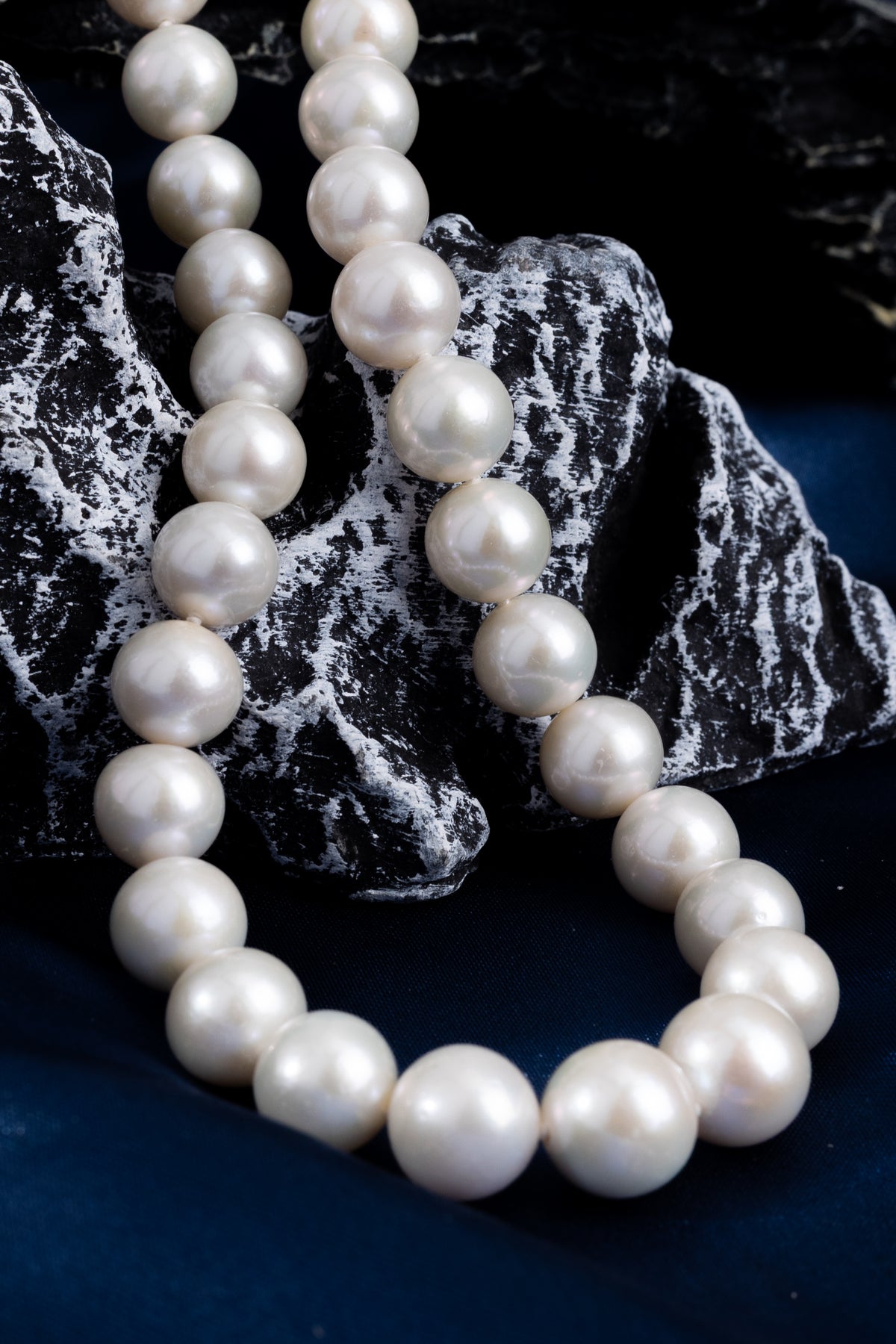 S925 Silver - Freshwater Pearl Double-Layered Sweater Necklace | 9–10mm