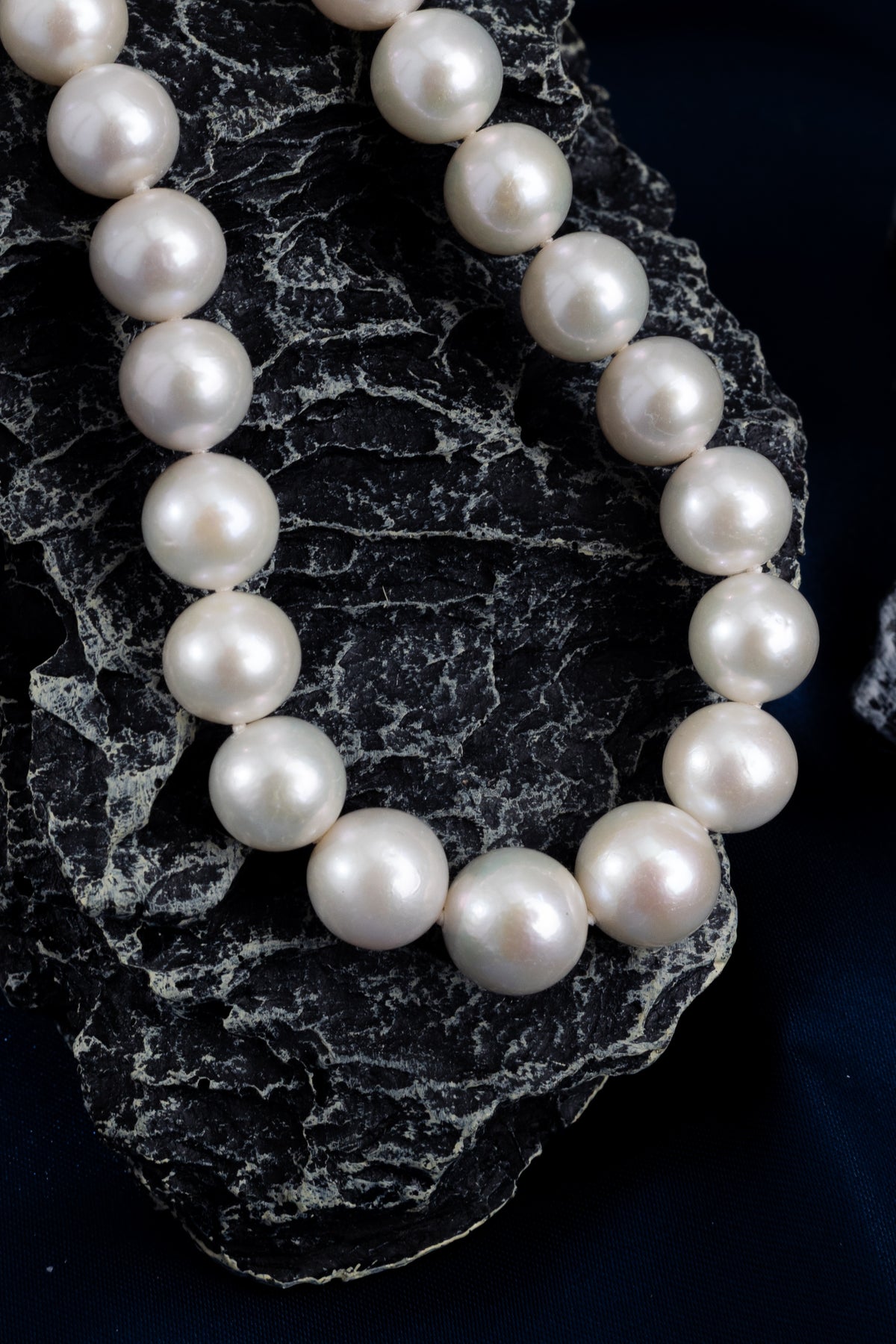 S925 Silver - Freshwater Pearl Double-Layered Sweater Necklace | 9–10mm