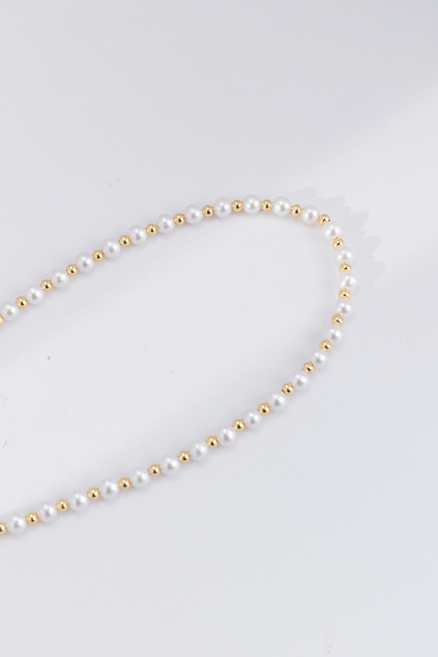 18K Gold-Plated Sterling Silver - Freshwater Baby Pearl Versatile Necklace | 3–4mm