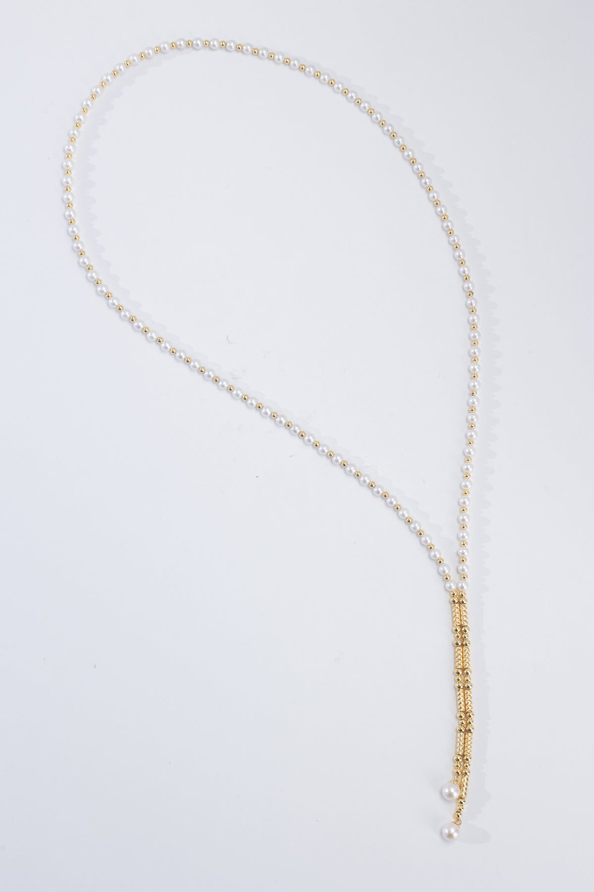 18K Gold-Plated Sterling Silver - Freshwater Baby Pearl Versatile Necklace | 3–4mm