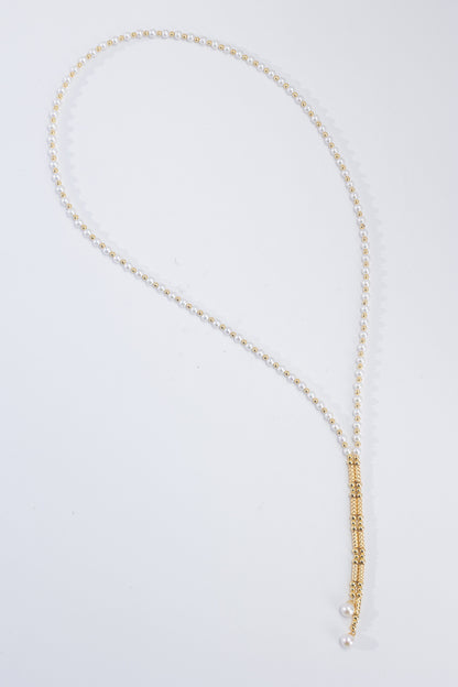 18K Gold-Plated Sterling Silver - Freshwater Baby Pearl Versatile Necklace | 3–4mm