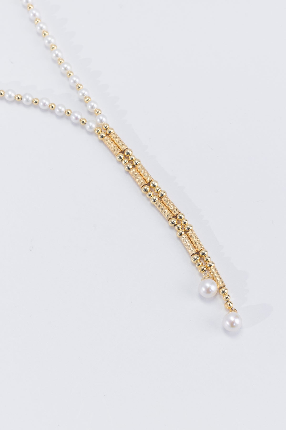 18K Gold-Plated Sterling Silver - Freshwater Baby Pearl Versatile Necklace | 3–4mm