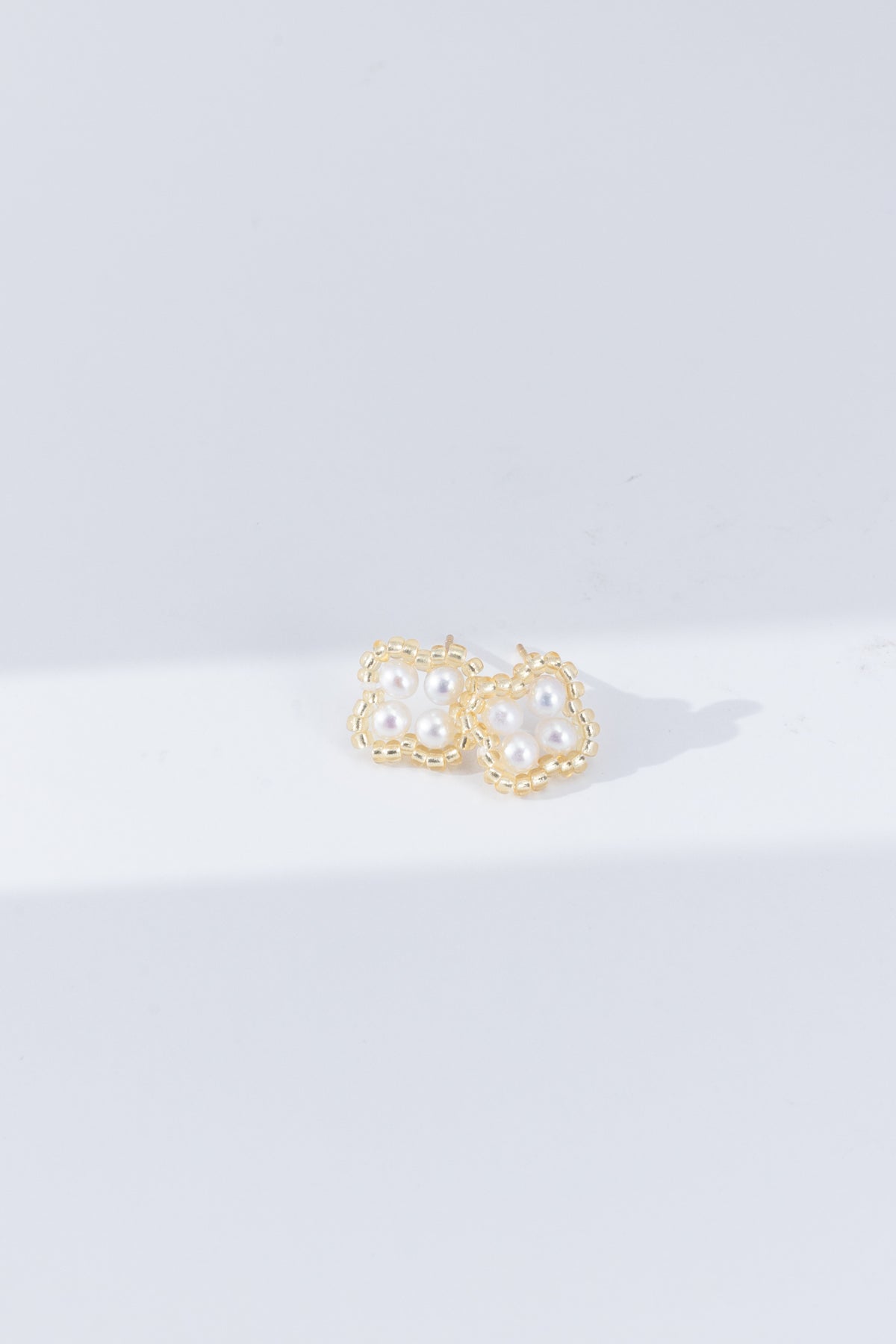 S925 Silver - White Freshwater Pearl Earrings | 4–4.5mm AAA Grade