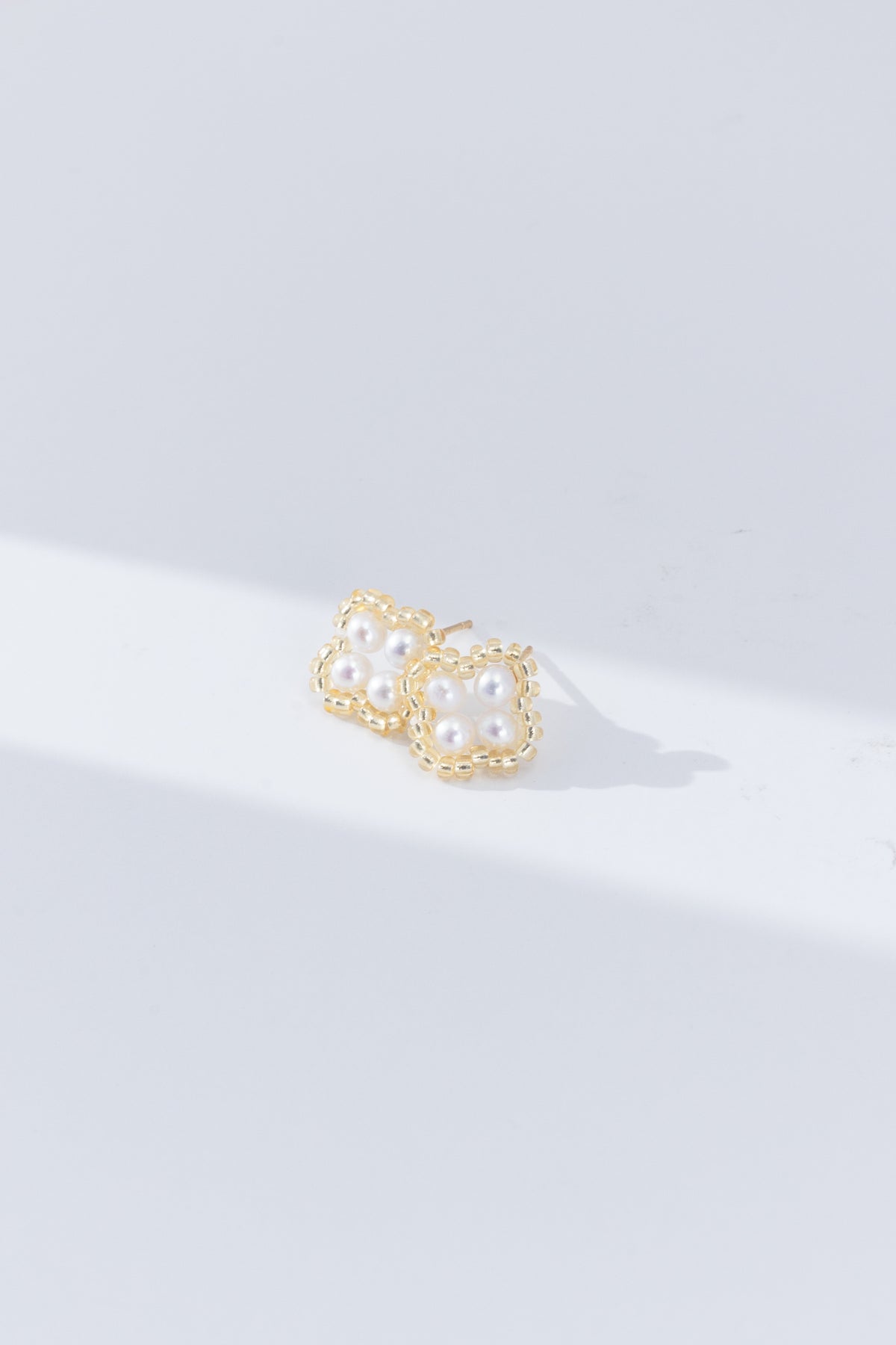 S925 Silver - White Freshwater Pearl Earrings | 4–4.5mm AAA Grade