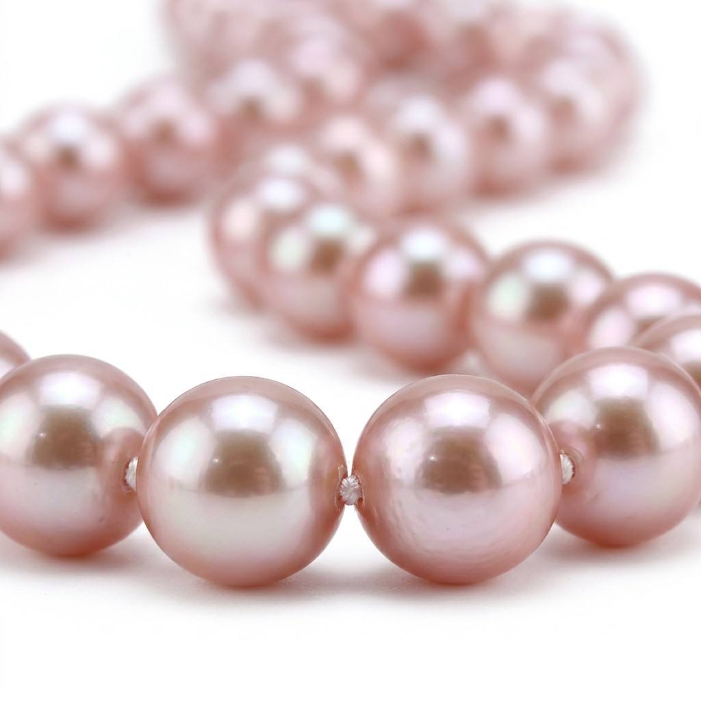 S925 Silver - Pink Edison Pearl Necklace