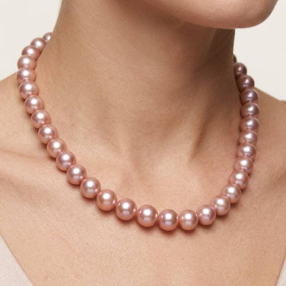 S925 Silver - Pink Edison Pearl Necklace