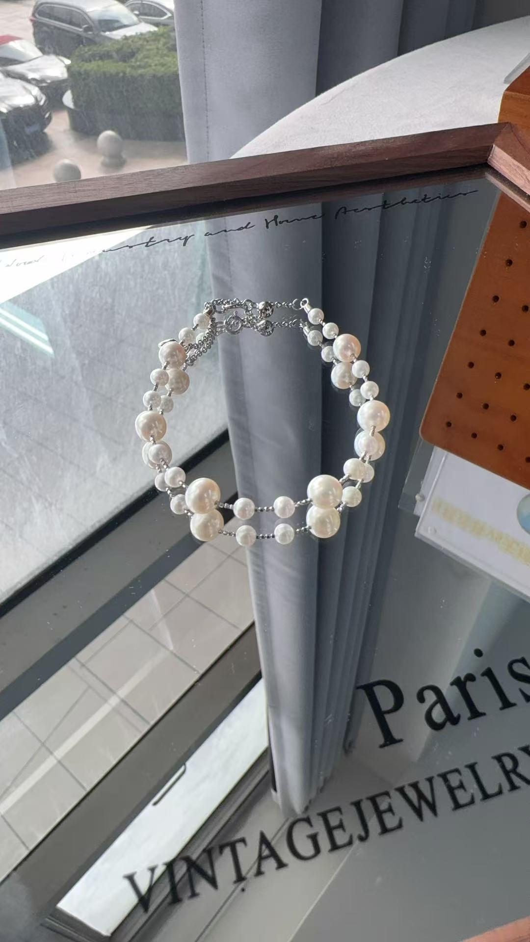 S925 Silver - Freshwater Pearl Bracelet | 4–5mm AAAA Grade