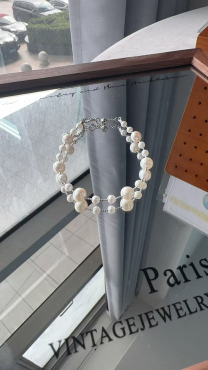 S925 Silver - Freshwater Pearl Bracelet | 4–5mm AAAA Grade