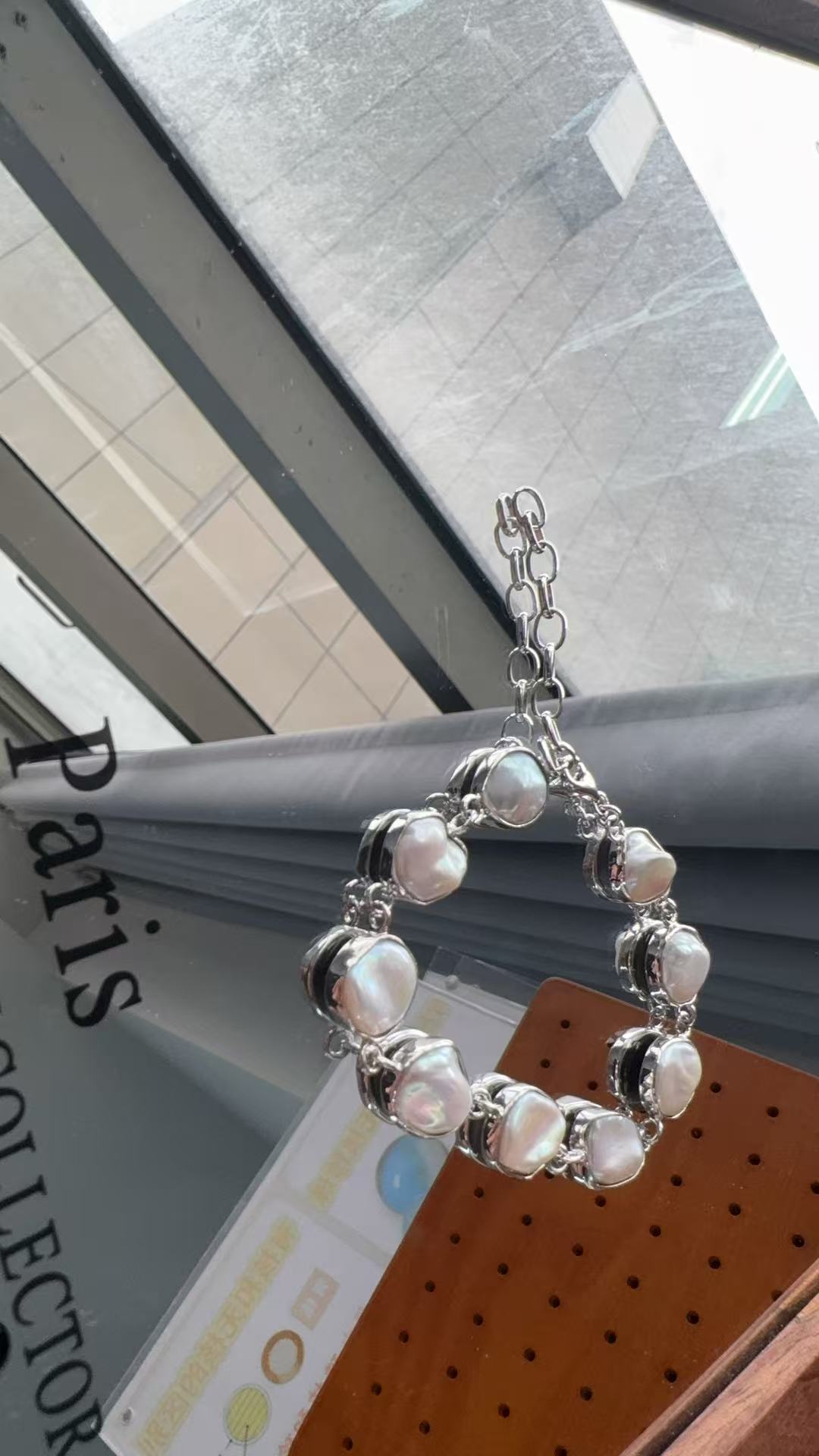 S925 Silver - Freshwater Baroque Pearl Bracelet | 8–10mm AAA Grade