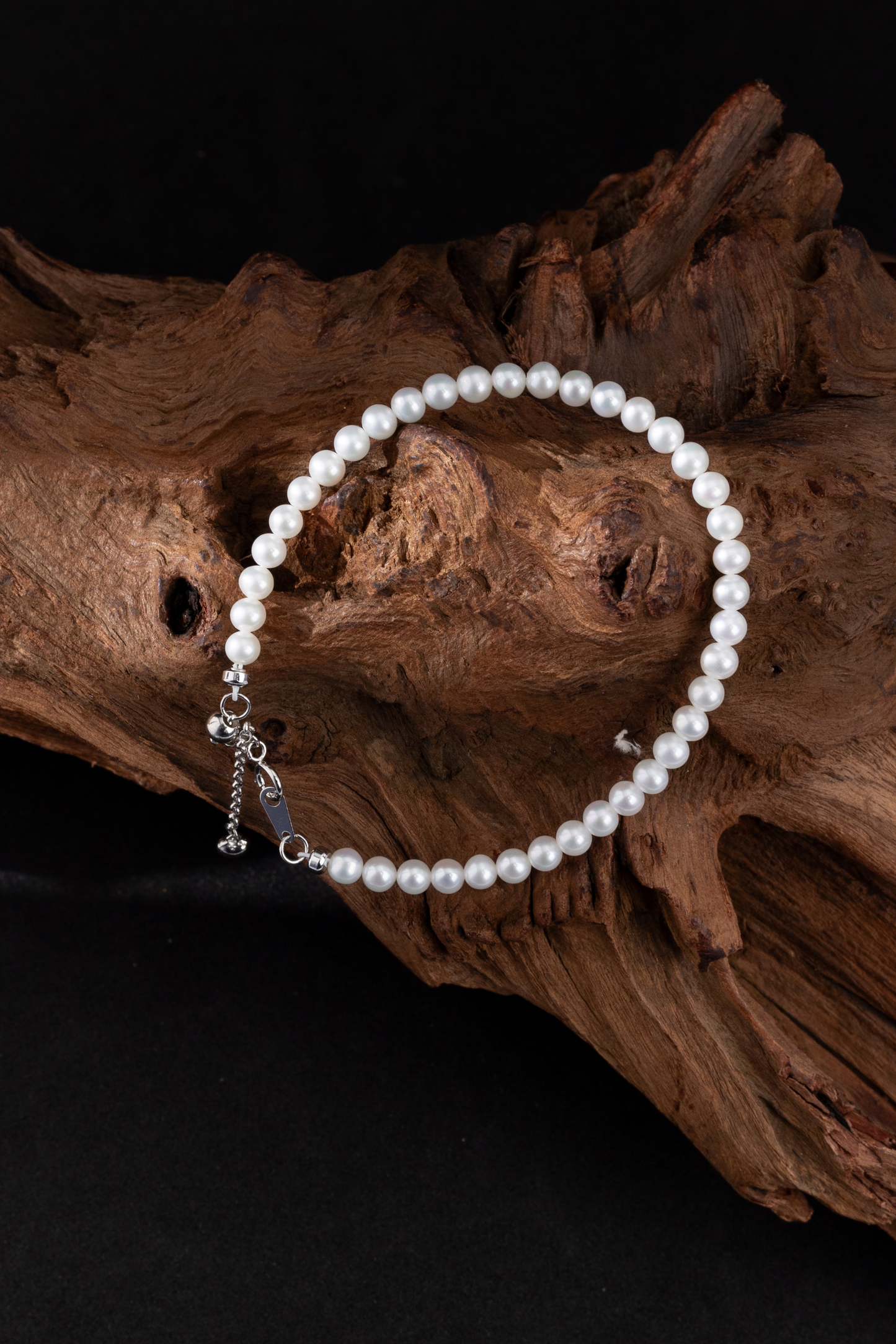 S925 Silver - Freshwater Pearl Bracelet | 5–6mm AAAA Grade