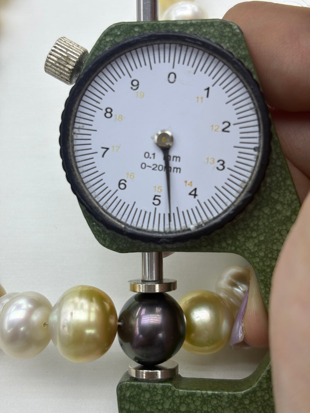 Mixed-Color Tahitian Pearl Strand | 11–15mm AA Grade
