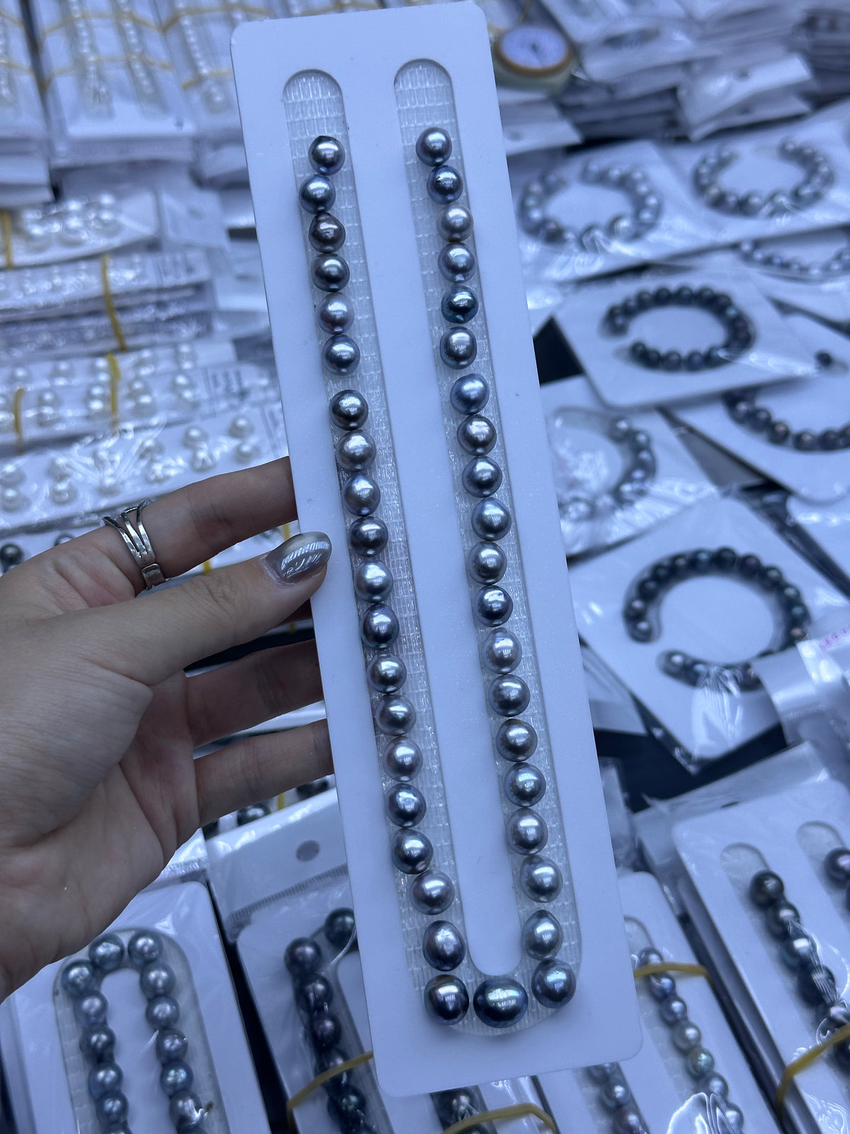 Tahitian Slightly Baroque Pearl Loose Strand | 8–11mm AAA Grade | Per Strand