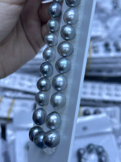 Tahitian Slightly Baroque Pearl Loose Strand | 8–11mm AAA Grade | Per Strand