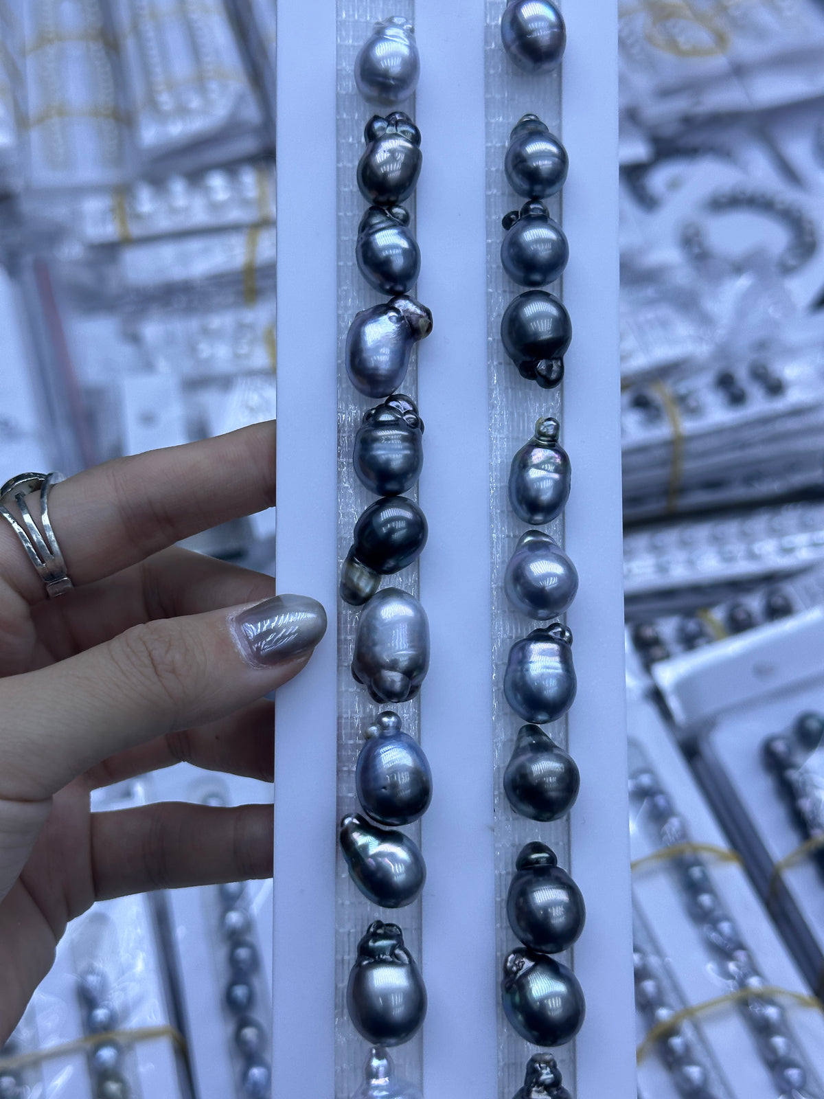Tahitian Baroque Pearl Loose Strand | 11–14mm AAA+ Grade | Per Strand