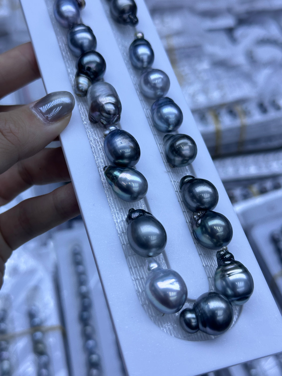 Tahitian Baroque Pearl Loose Strand | 11–14mm AAA+ Grade | Per Strand