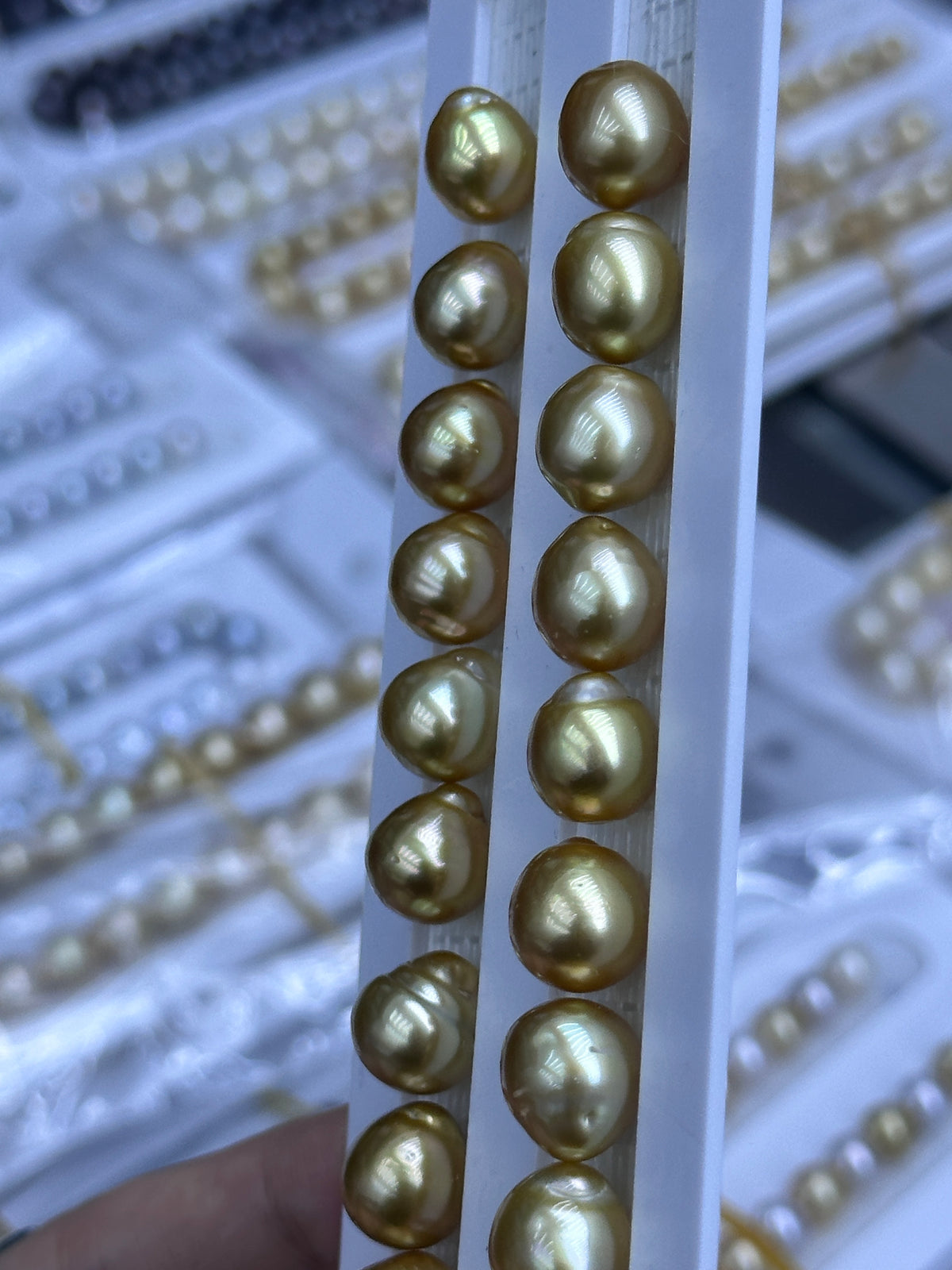 Rich Gold South Sea Baroque Pearl Loose Strand | 10–13mm AAA Grade | Per Strand
