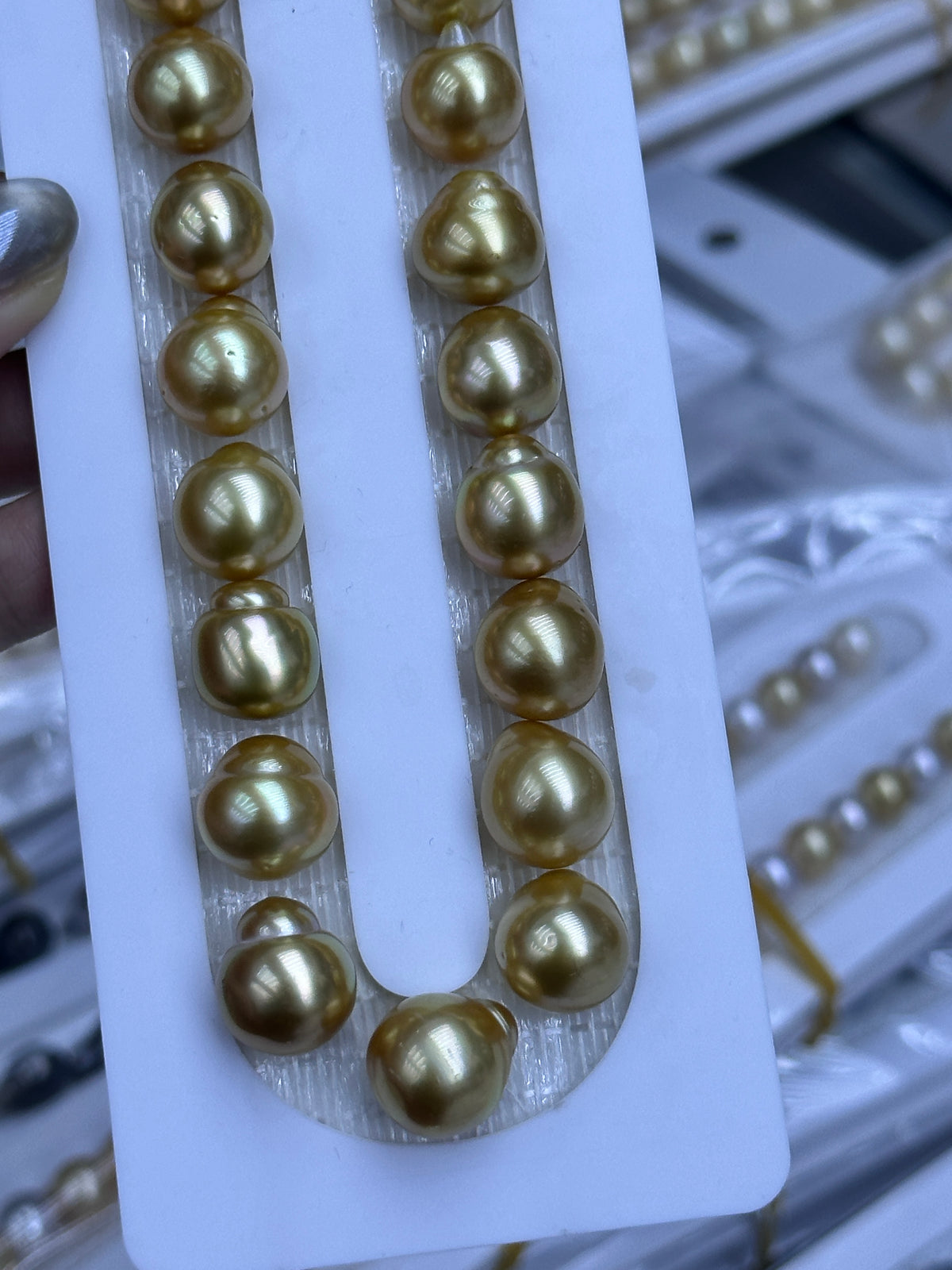 Rich Gold South Sea Baroque Pearl Loose Strand | 10–13mm AAA Grade | Per Strand