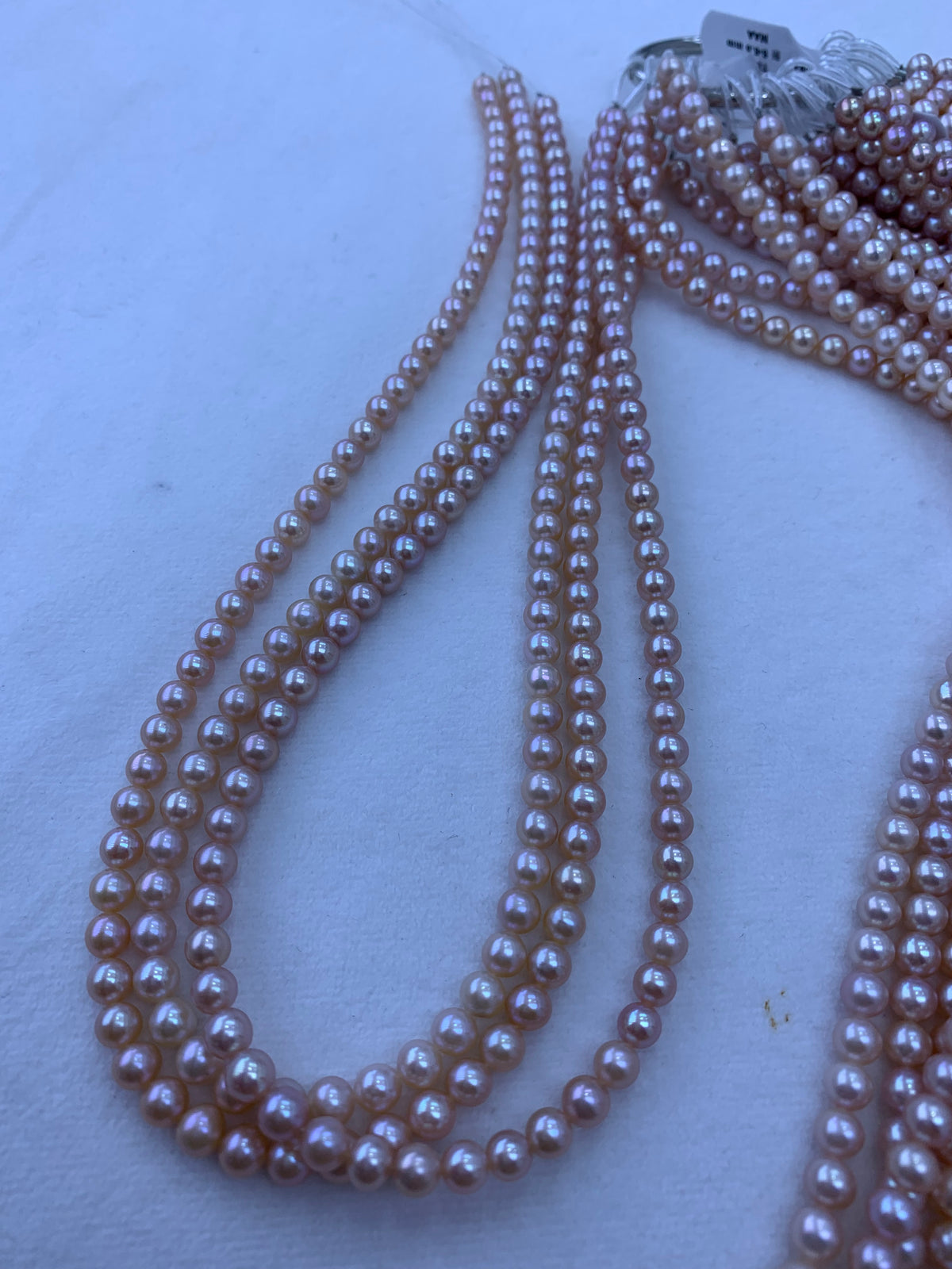 Pink & Purple Freshwater Pearl Strand | 5–5.5mm AAA Grade | Round Pearls