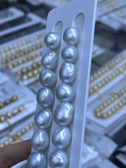 White Big Baroque Australian South Sea Pearl Strand | 12–17mm AAA Grade | Per Strand