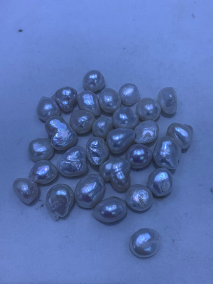 White Baroque (Keshi) Freshwater Pearl Losse | 13mm AAA Grade | Per Kilogram