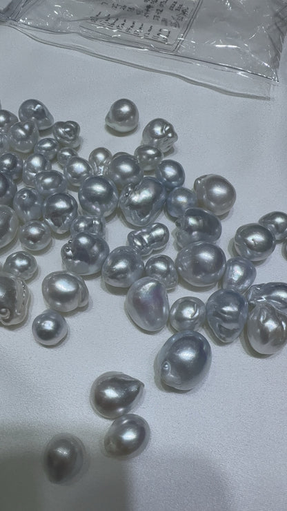 White Baroque South Sea Loose Pearl | 17–18mm AAA Grade | Per Piece