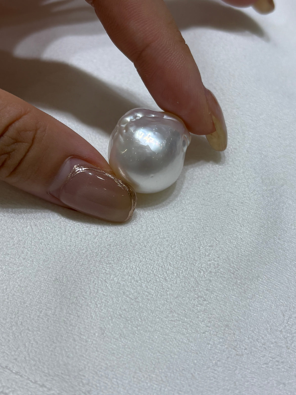 White Baroque South Sea Loose Pearl | 17–18mm AAA Grade | Per Piece