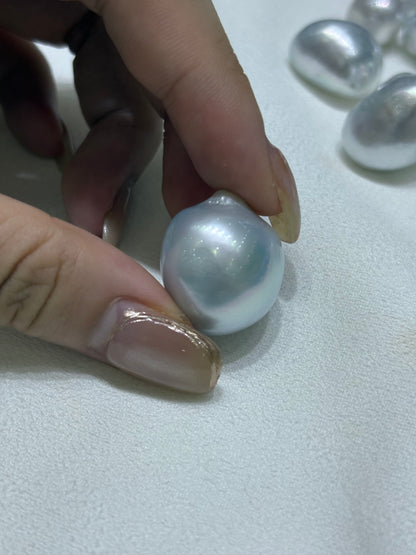 White Baroque South Sea Loose Pearl | 18–19mm AAA Grade | Per Piece