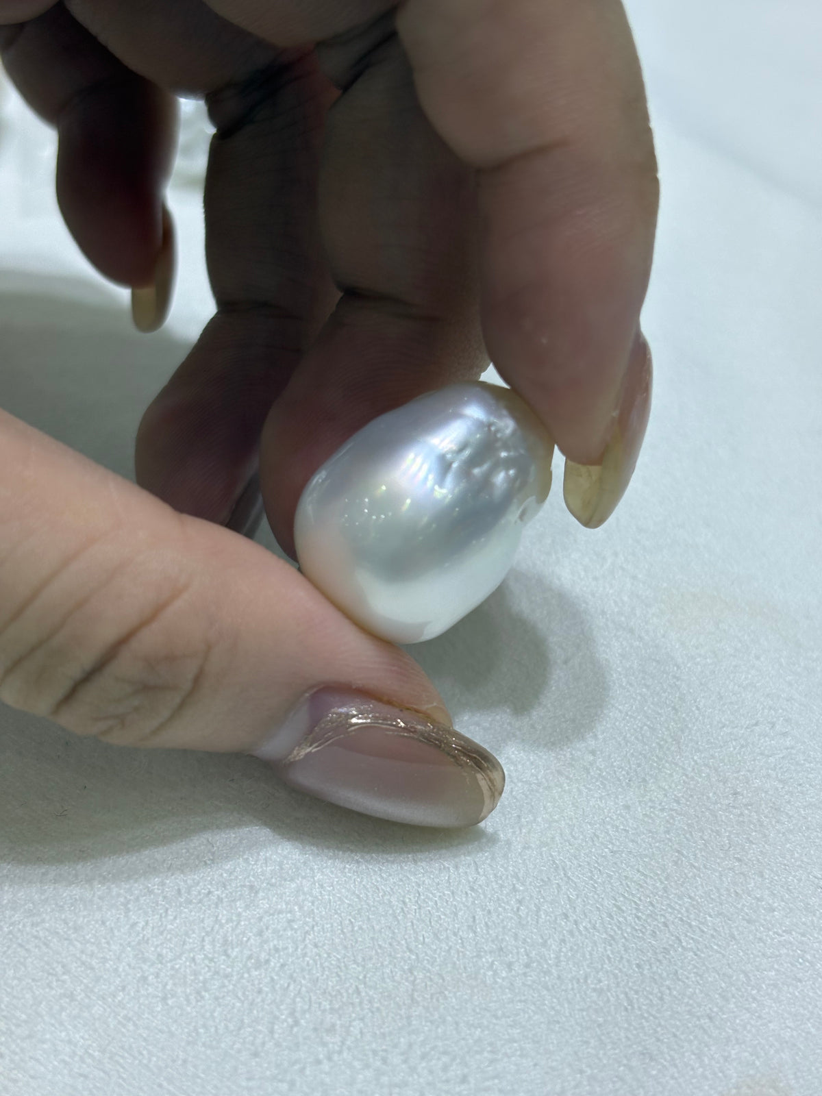 White Baroque South Sea Loose Pearl | 16–17mm AAA Grade | Per Piece