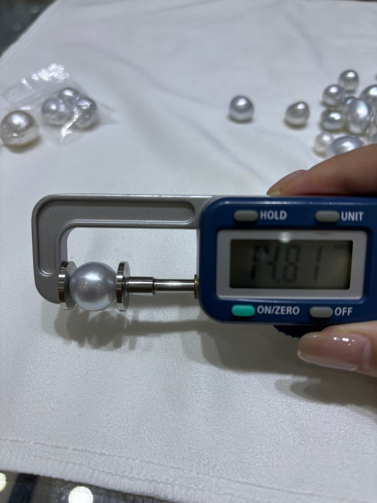 White Baroque South Sea Loose Pearl | 14–15mm AAA Grade | Per Piece