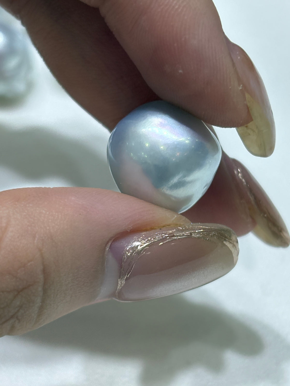 White Baroque South Sea Loose Pearl | 13–14mm AAA Grade | Per Piece