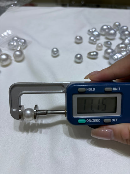 White Baroque South Sea Loose Pearl | 11–12mm AAA Grade | Per Piece