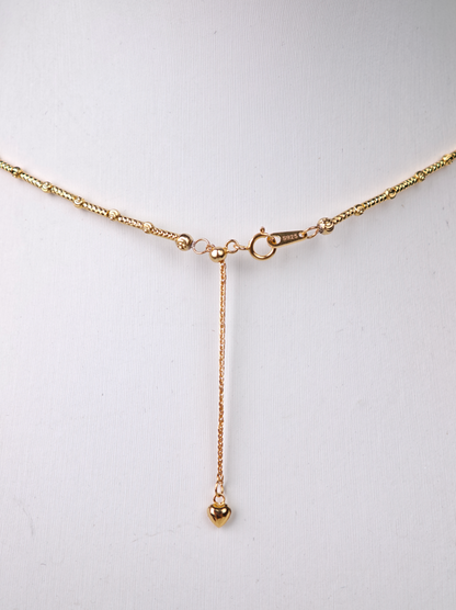 S925 Silver - White Freshwater Keshi Pearl Necklace | 2–4mm AAA Grade