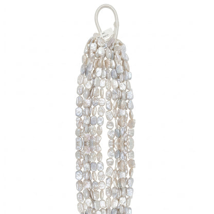 White Square Baroque Freshwater Pearl Strand | 15×20mm AA Grade | Per Strand
