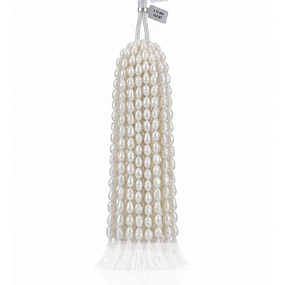 Champagne Baroque Keshi Freshwater Pearl Strand | 9–10mm AA Grade | Per Strand