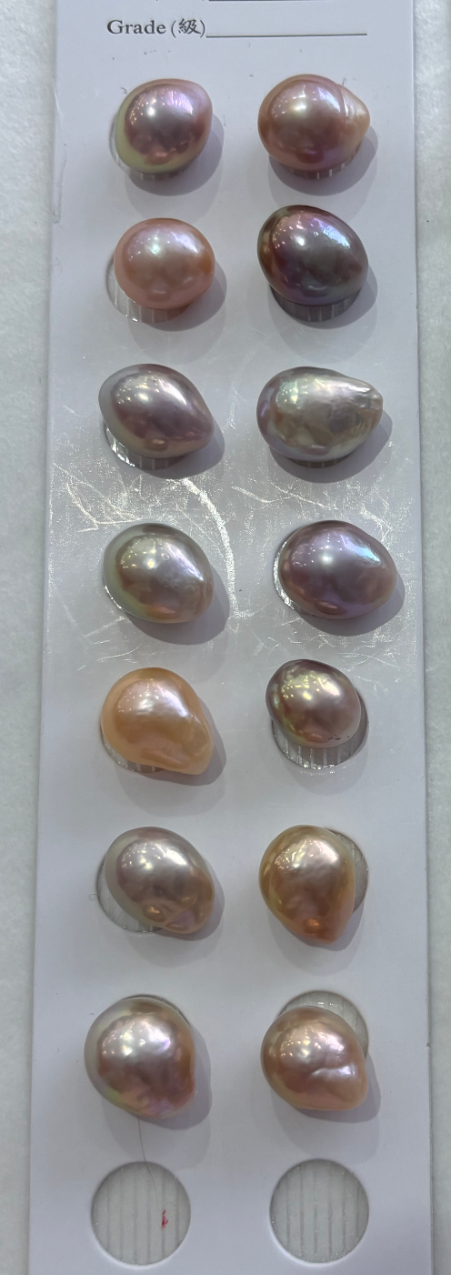 Multi-Color Freshwater Baroque Pearl | 12–15mm AAAA Grade