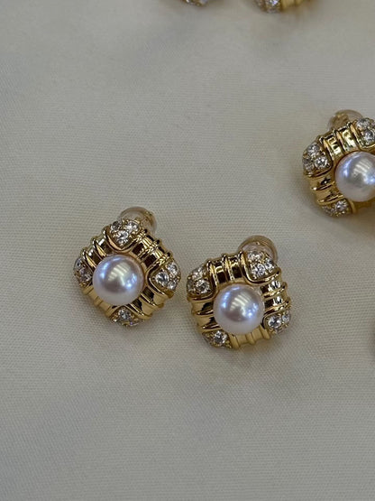 S925 Silver - White Freshwater Pearl Earrings | 6–7mm AAA Grade