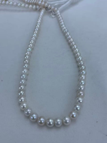White Freshwater Pearl Strand | 6–8mm AAA Grade