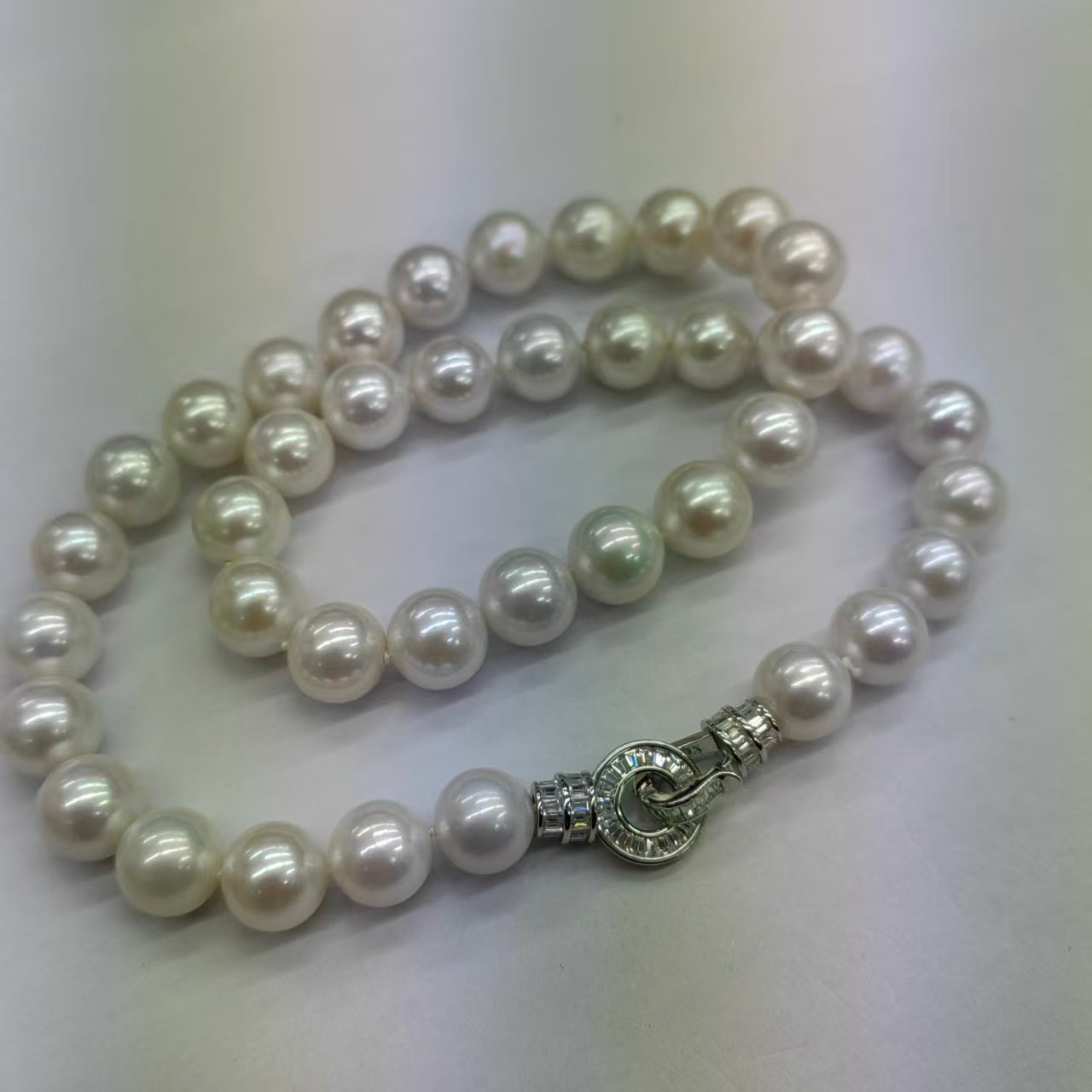 S925 Silver - Freshwater Pearl Strand Necklace | 10–11mm